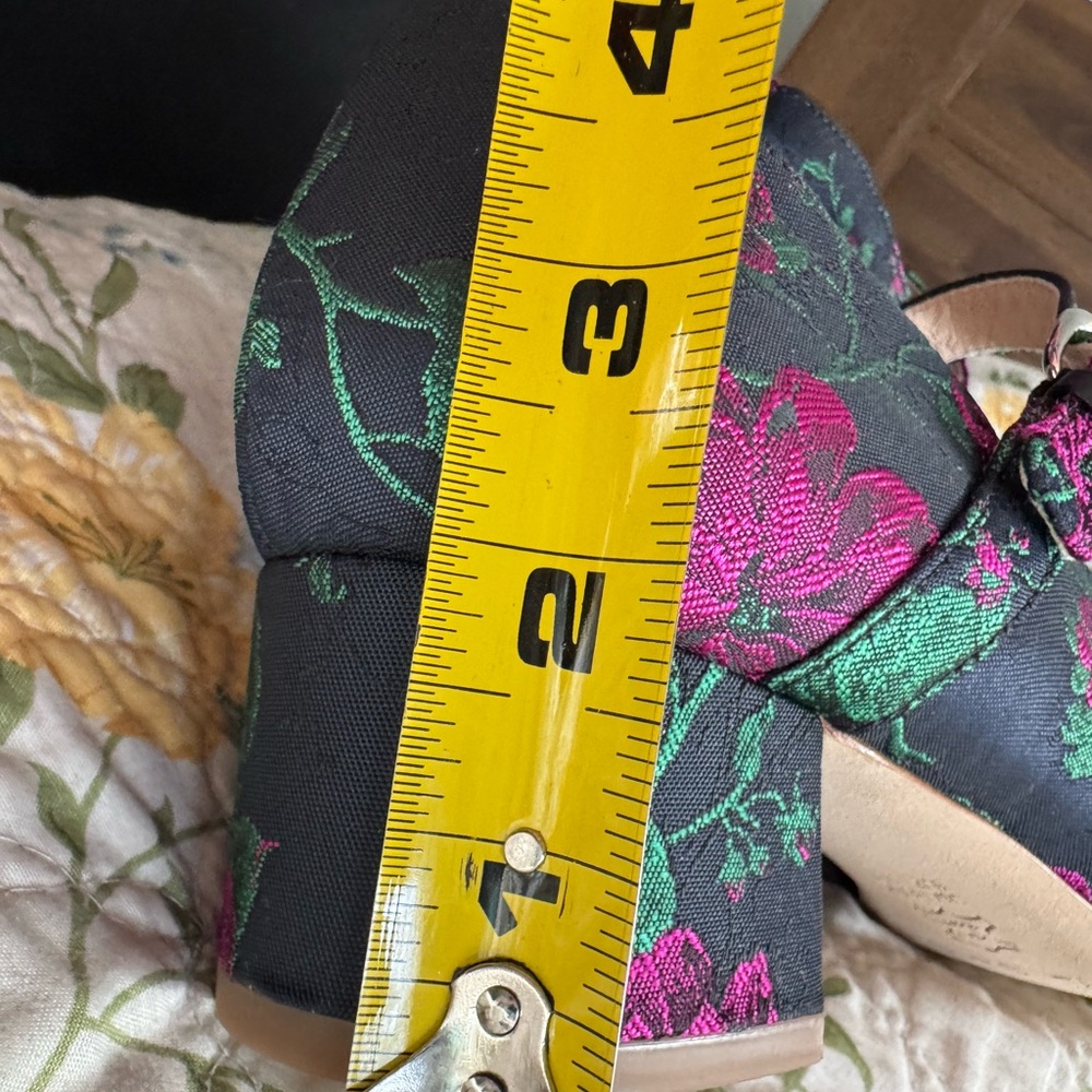 Via Spiga Satin Flower Alana Made in Italy Leather Pumps 9.5M - Picture 14 of 16